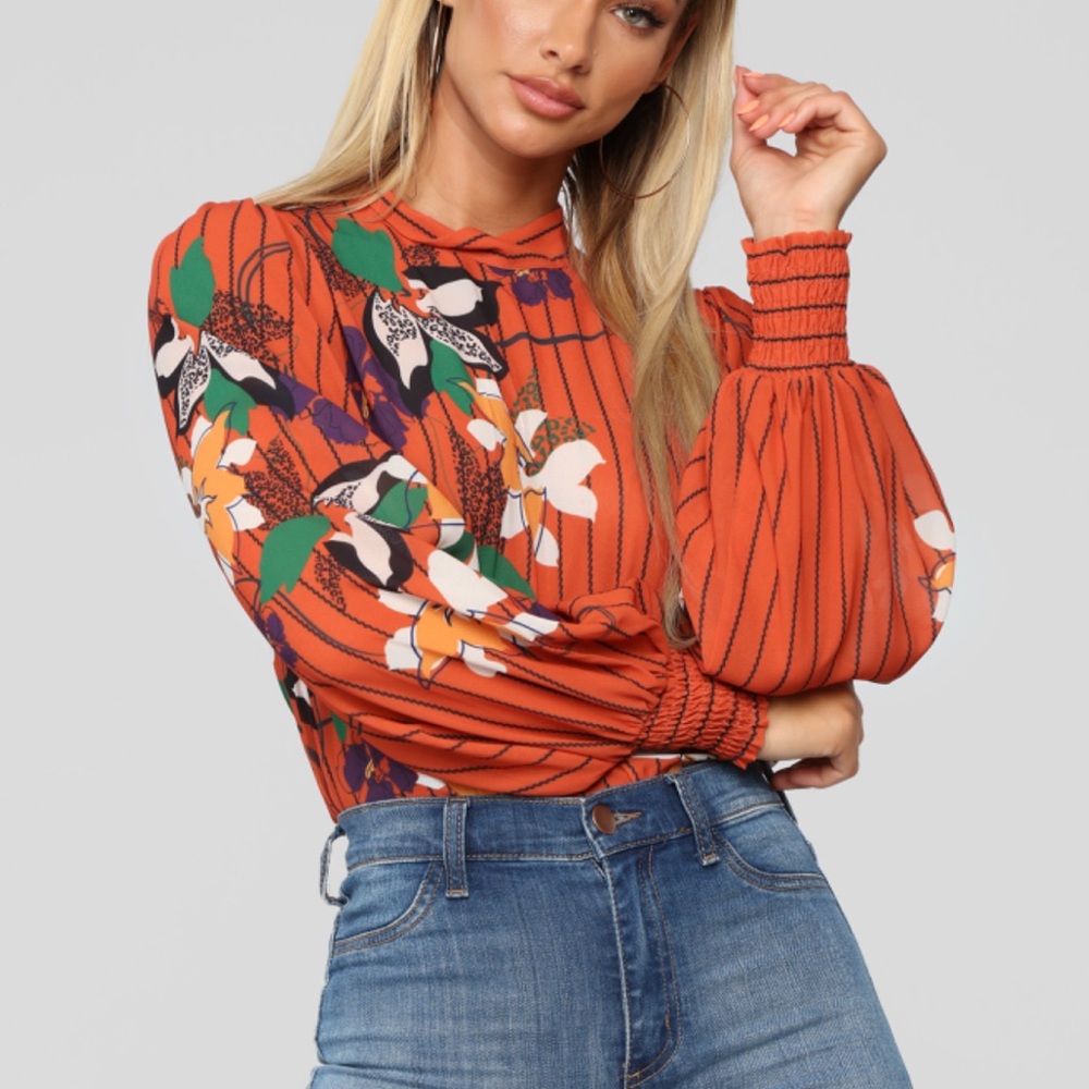 Kathleen Floral Top by FashionNova